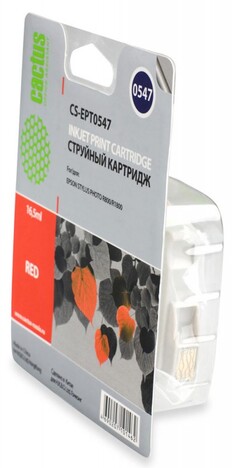 Картридж красный Cactus CS-EPT0547