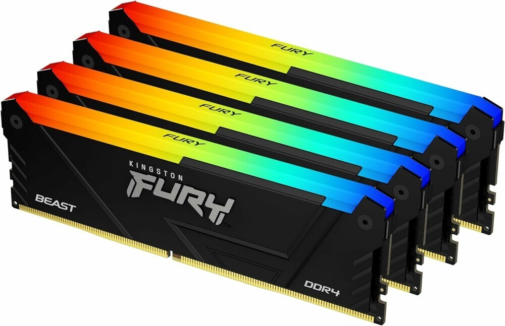Оперативная память Kingston FURY Beast RGB KF436C17BB2AK4/32