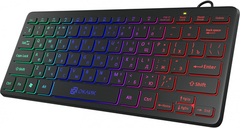 Клавиатура Oklick USB 300S 1696461, цвет черный