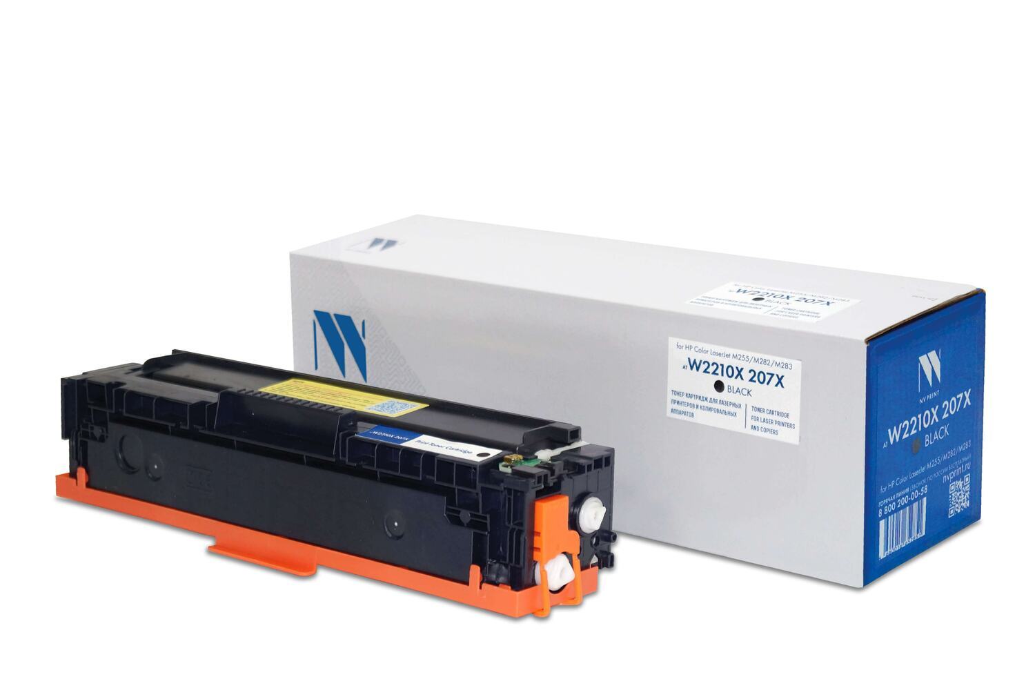 Тонер-картридж черный NVPrint для HP, NV-W2210X-207X-Bk