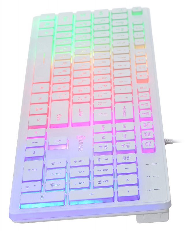 Клавиатура Oklick KeyBoard 550ML 1061618, цвет белый