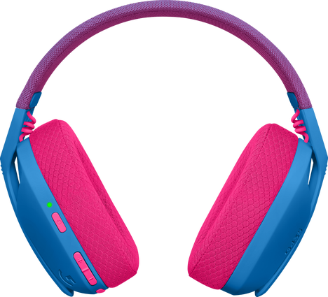 Bluetooth-гарнитура Logitech G435, цвет голубой/розовый