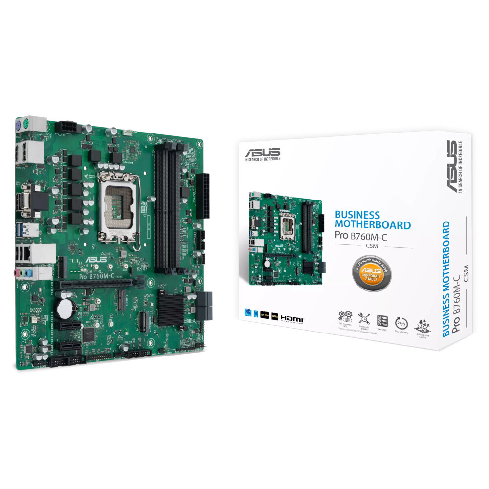 Материнская плата ASUS Intel B760 PRO B760M-C-CSM
