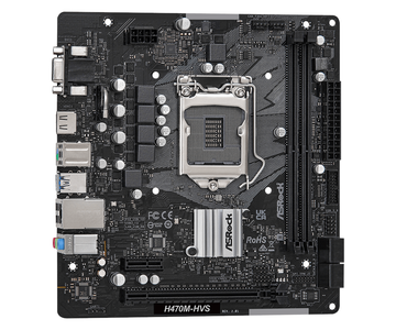 Материнская плата ASRock LGA 1200 Intel H470 H470M-HVS R2.0