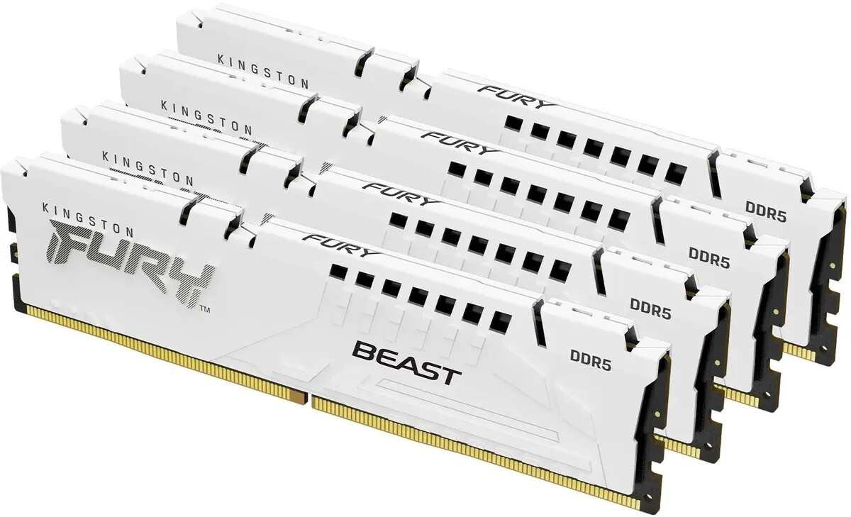 Оперативная память Kingston FURY Beast White KF552C40BWK4-128
