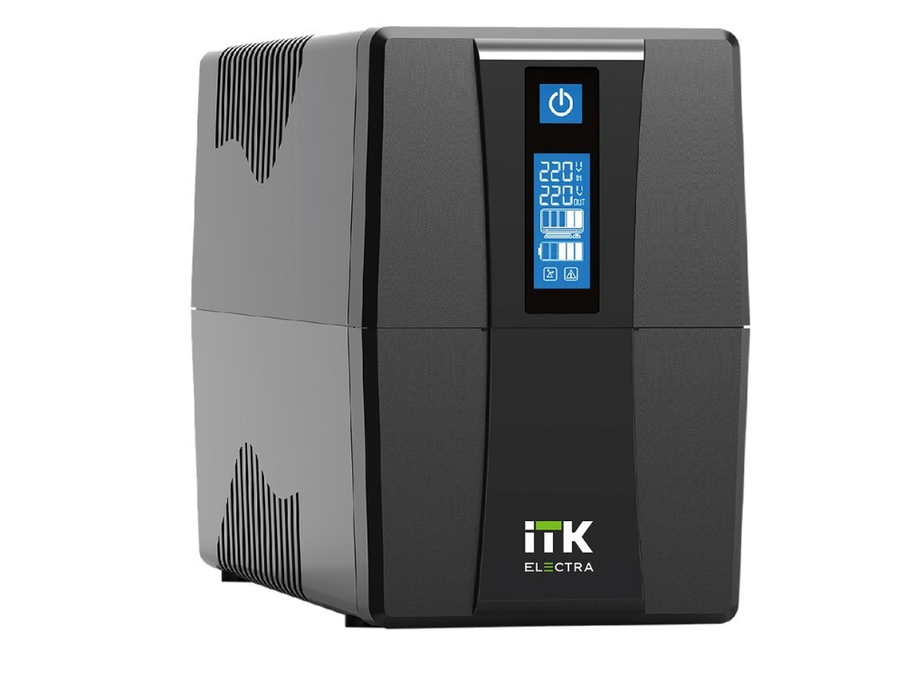 ИБП ITK Line-Interactive ELECTRA ET 600ВА (EET-0600VA-1-001-S)