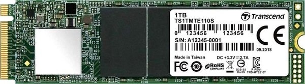 

Внутренний SSD TRANSCEND M.2 SSD 1TB