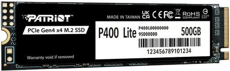Внутренний твердотельный накопитель Patriot P400 Lite 500GB