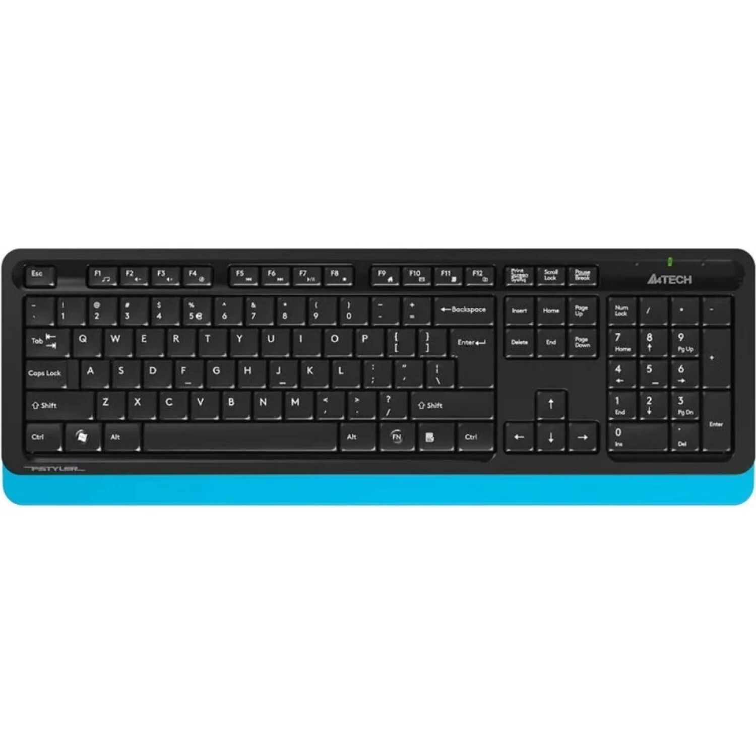 Клавиатура+мышь A4tech Клавиатура + мышь Fstyler FG1010 FG1010 BLUE, цвет черный