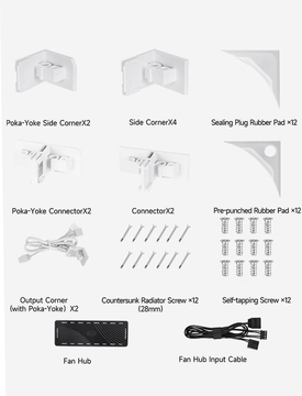 Вентилятор PCCooler кулер для корпуса F7 X120 ARGB BK 3IN1