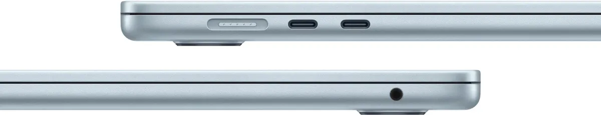 Ноутбук Apple MacBook Air A3241 M4 10 core 16Gb SSD256Gb/10 core GPU 15.3" Liquid Retina (2880x1864) macOS lt.blue WiFi BT Cam (MC7A4HN/A)