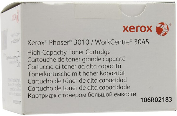 

Тонер-картридж Xerox Phaser 3010/3040 WorkCentre 3045 повышенной емкости (2,3K стр.), черный