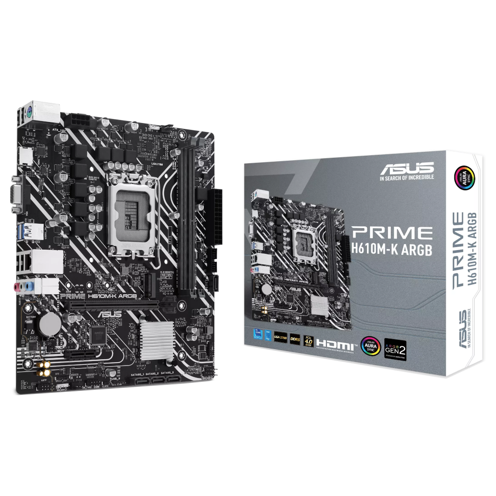 Материнская плата ASUS Intel H610 PRIME H610M-K ARGB