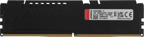 Оперативная память Kingston FURY Beast Black EXPO 16GB 6000MT/s DDR5 CL30, KF560C30BBE-16, RTL