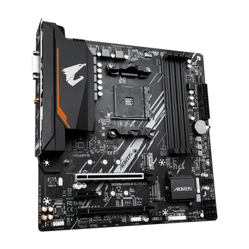 Материнская плата Gigabyte AM4 AMD B550 B550M AORUS ELITE AX
