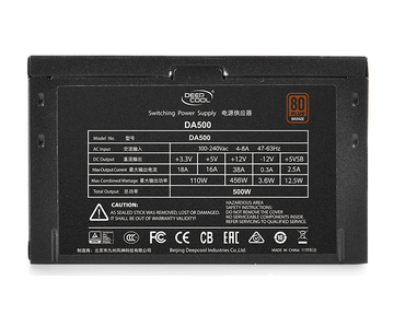 Блок питания Deepcool Aurora DA500