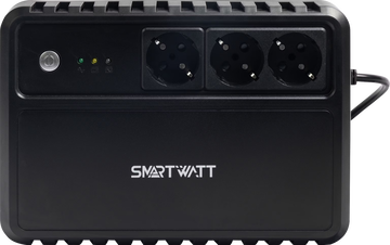 Источник бесперебойного питания Smartwatt Safe 800 480Вт 800ВА черный