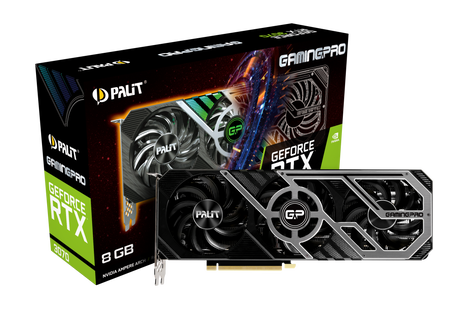 Видеокарта Palit GeForce RTX 3070 8 ΓБ Retail