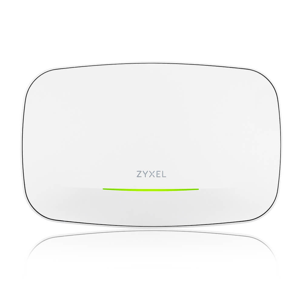 Точка доступа Zyxel NebulaFlex NWA130BE, WiFi 7, 802.11a/b/g/n/ac/ax/be (2,4 и 5 ГГц), MU-MIMO, антенны 2x2, до 688+4320 Мбит/с, 2xLAN 2.5GE, PoE