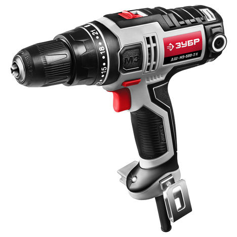 Безударная дрель-шуруповерт ЗУБР ДШ-М3-500-2 К
