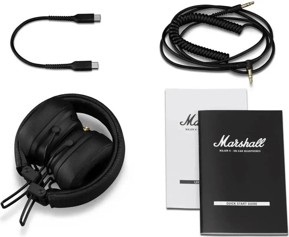Bluetooth-гарнитура Marshall Major V, цвет черный