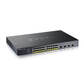 Коммутатор/ XGS1935-28HP, 28 Port Smart Managed PoE Switch, 24x Gigabit PoE and 4x 10G SFP+, hybrid mode, standalone or NebulaFlex Cloud, 375 Watt PoE