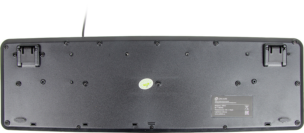 Клавиатура Oklick KeyBoard 180V2 1185956, цвет черный