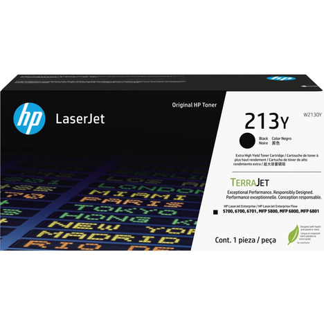 Тонер-картридж черный HP Inc. 213Y, W2130Y