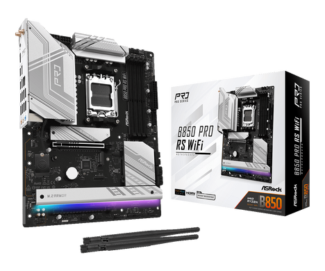 Материнская плата ASRock AM5 AMD B850 B850 Pro RS WiFi