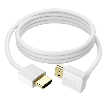 GCR Кабель SLIM 3.0m HDMI 2.0, М верхний угол / М, черный,  HDR 4:2:0, Ultra HD, 4K 60 fps 60Hz, 3D, AUDIO, 18.0 Гбит/с, GCR-55800
