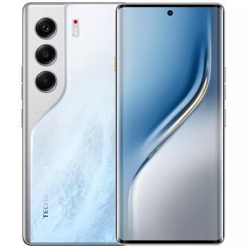 CM6 CAMON 40 Pro 256+8 Glacier White, 6.78", 20:9, 2436 x 1080 пикселей, 2x2.2GHz+6x2.0GHz, 8 Core, 8GB RAM, 256GB, up to 1TB flash, 50+8Mpix/50Mpix, 2 Sim, 4G, BT v5.3, WiFi 802.11 b/g/n, GPS/AGPS, GLONASS,NFC, Type-C, 5100mAh, Android 15, 177,5g, 164,44 ммx74,32 ммx7,31 мм