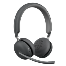 Bluetooth-гарнитура Logitech Zone Wireless 2 UC Graphite (with receiver), цвет черный