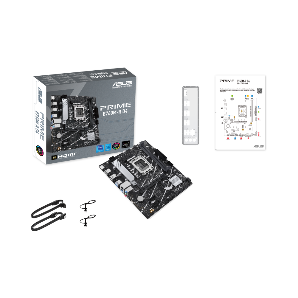 Материнская плата ASUS Intel B760 PRIME B760M-R D4