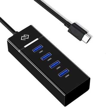 USB-концентратор DIGMA DHUB-4USB-C