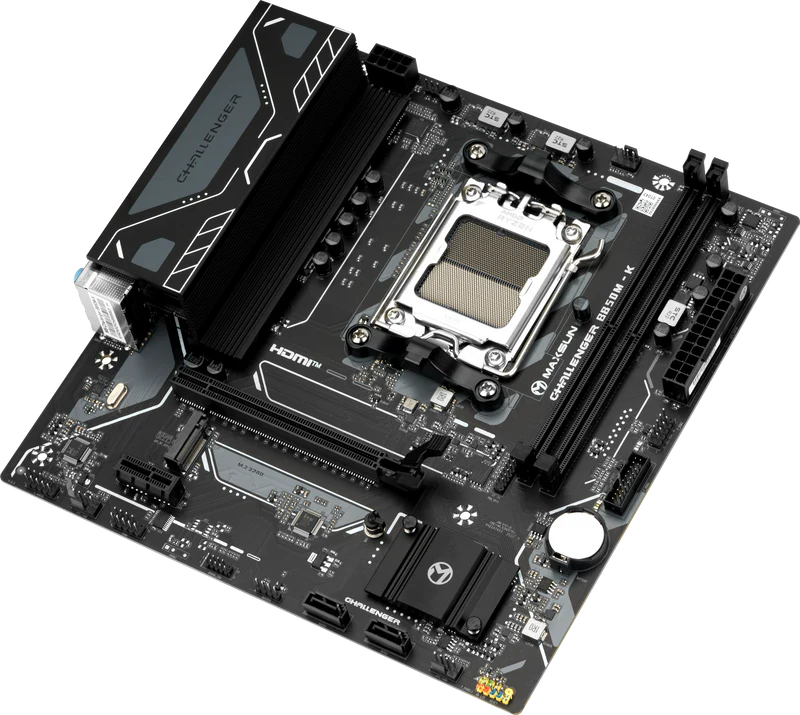 Материнская плата Maxsun AM5 AMD B850 Challenger B850M-K