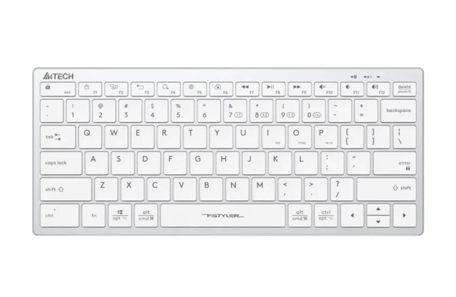 Клавиатура A4tech Fstyler FBX51C WHITE, цвет белый