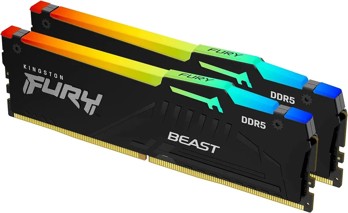 Оперативная память Kingston FURY Beast Black RGB EXPO 64GB 5200MHz DDR5 CL40, KF552C40BB2AK2-64, RTL