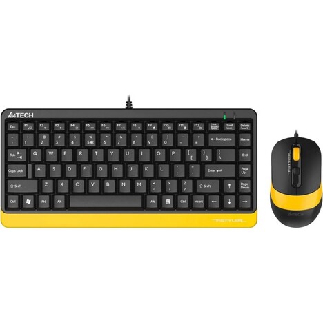 Клавиатура+мышь A4tech Fstyler F1110 BUMBLEBEE, цвет черный