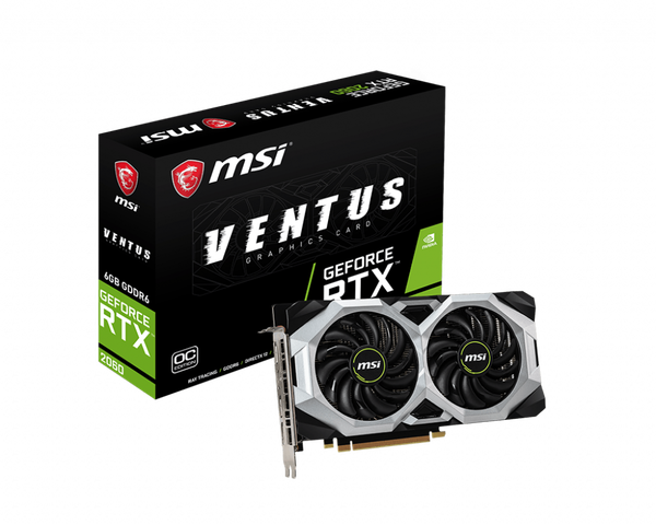 

Видеокарта MSI GeForce RTX 2060 6 ΓБ Retail