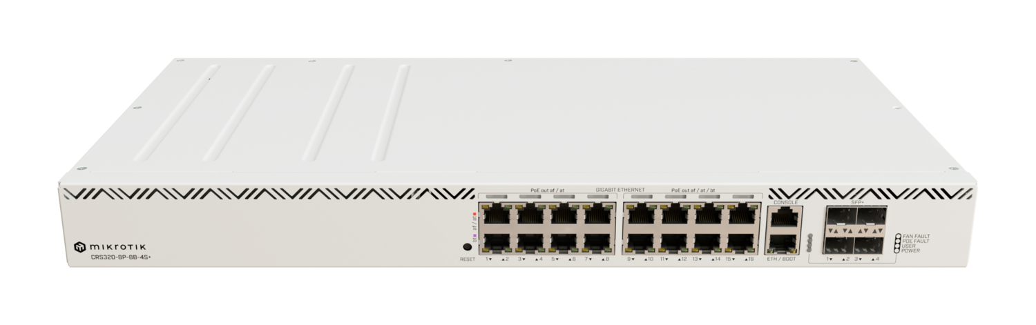 Коммутатор MikroTik CRS320-8P-8B-4S+RM