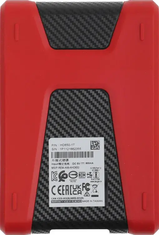 Жесткий диск  ADATA  DashDrive Durable HD650 1 TB