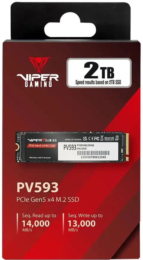 Накопитель  Patriot Viper  PV593 PCI Express
