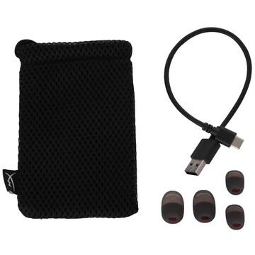 Bluetooth-гарнитура HyperX Cloud Buds, цвет красный/черный