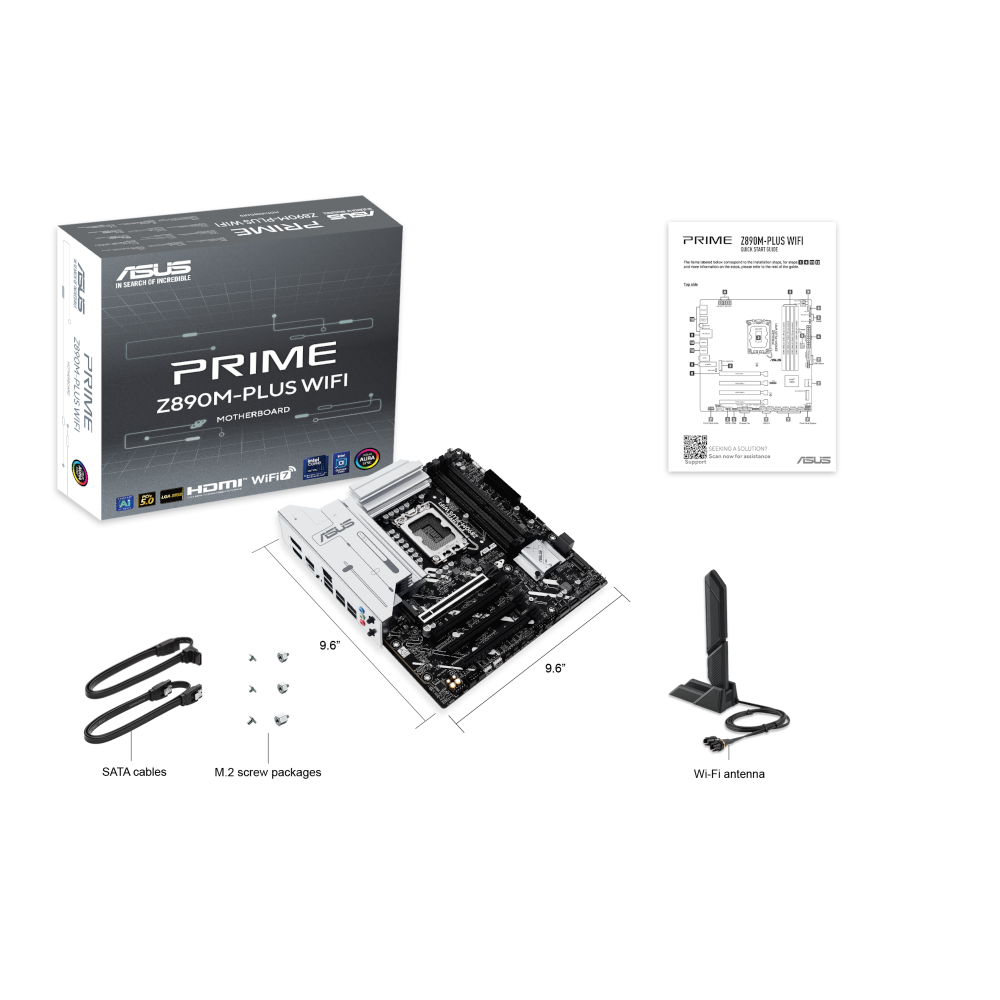Материнская плата ASUS Intel Z890 PRIME Z890M-PLUS WIFI