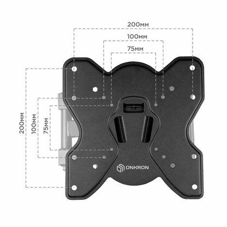 Кронштейн ONKRON Basic M4S