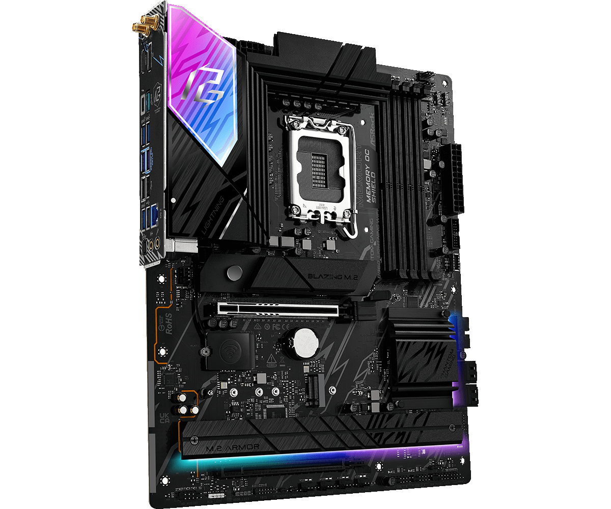 Материнская плата ASRock LGA 1851 Intel B860 B860 LIGHTNING WIFI