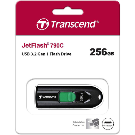 Флешка TRANSCEND JETFLASH 790C 256GB