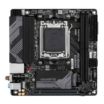 Материнская плата Gigabyte AM5 AMD B650 B650I AX