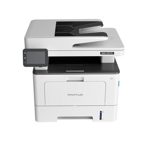 Pantum BM5100FDN, P/C/S/F, Mono laser, А4, 40 ppm (max 100000 p/mon), 1.2 GHz, 1200x1200 dpi, 512 MB RAM, Duplex, DADF50, paper tray 250 pages, USB, LAN, start. cartridge 3000 pages
