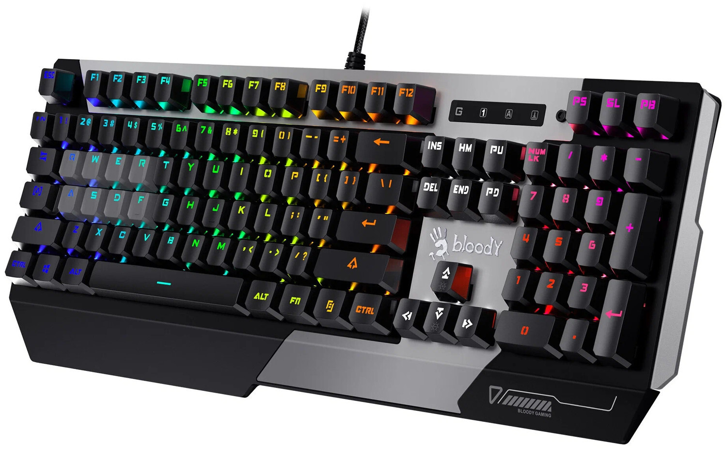 Клавиатура A4tech Bloody B865N, цвет черный